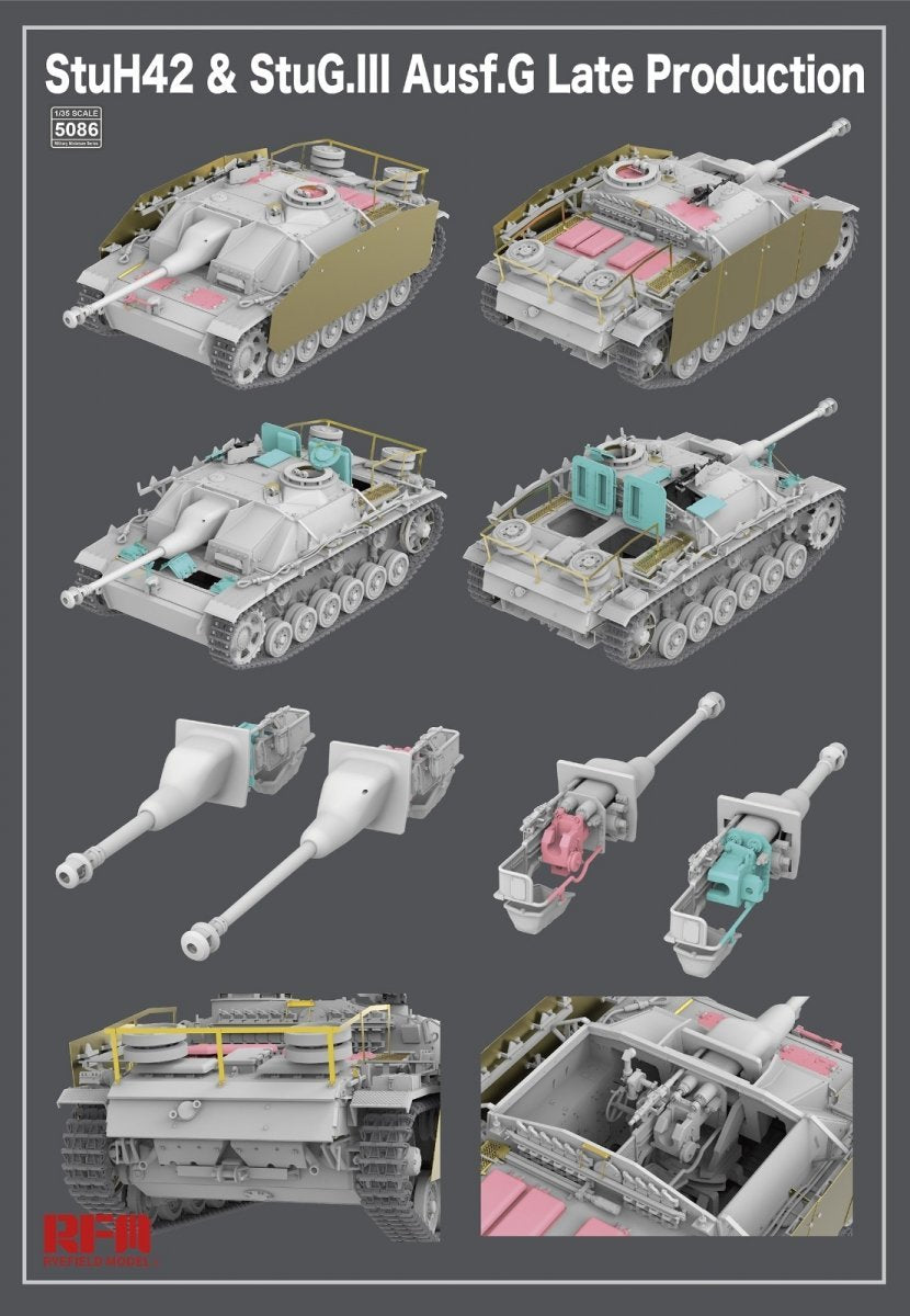 Rye Field Model 5086 StuH42 &amp;amp; StuG.III Ausf.G Late Production 1/35 – image 2