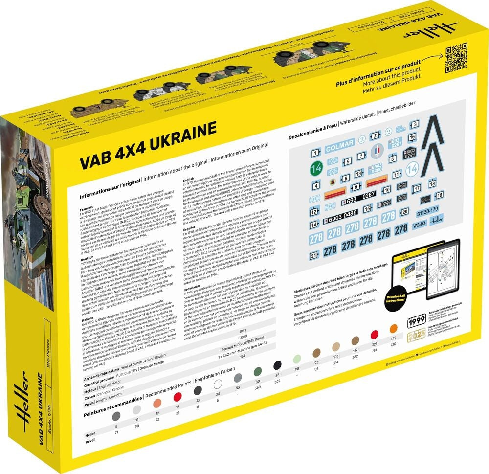 Heller 57130 VAB 4X4 Ukraine - Starter Kit 1/35 – Bild 2