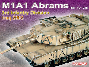 Dragon 7215 M1A1 Abrams Iraq 2003 1/72
