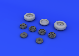 Eduard 648106 Me 262 wheels 1/48 (TAMIYA) – image 3