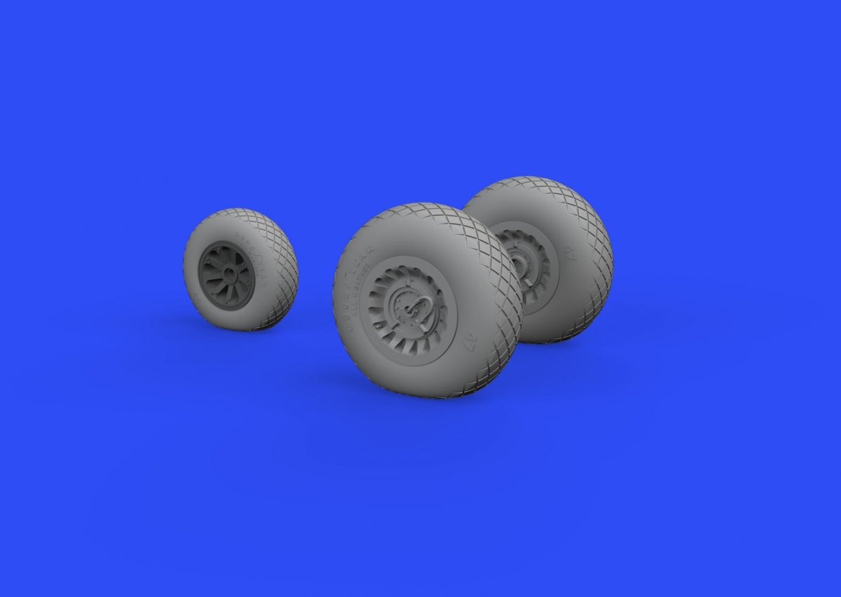 Eduard 648534 A-26/ B-26 Invader wheels 1/48 ICM – image 3