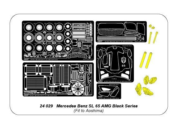 Aber 24029 MercedesBenz SL 65 AMG Black Series (1/24) – image 5