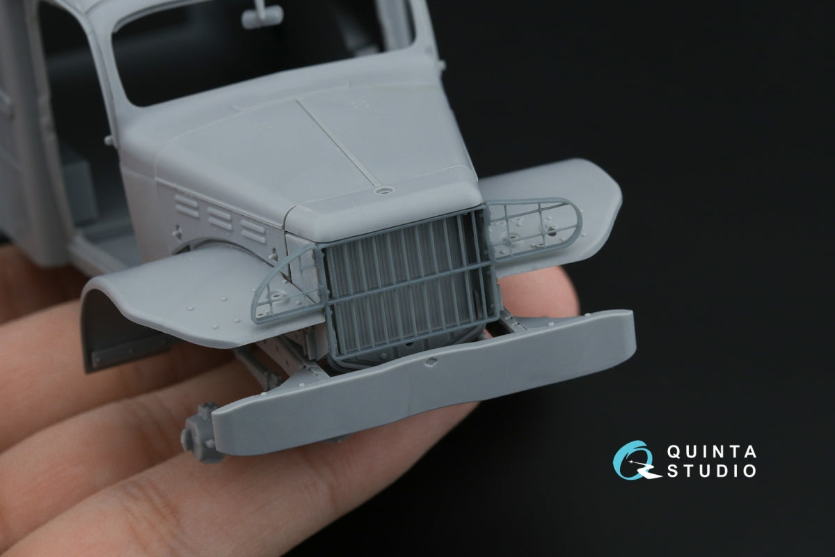 Quinta Studio QT35010 Dodge WC-54 front grille (Zvezda) 1/35 – Bild 9