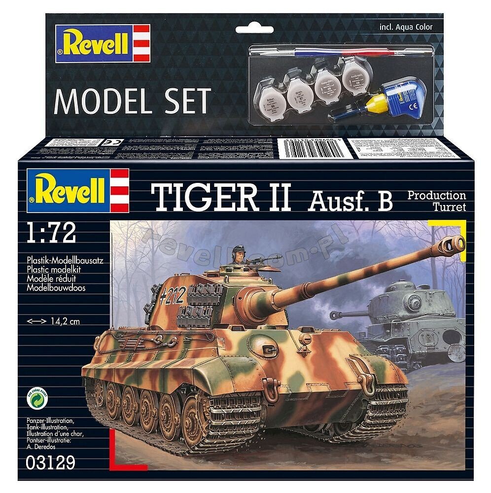 Revell 63129 Tiger II Ausf. B Model Set 1/72