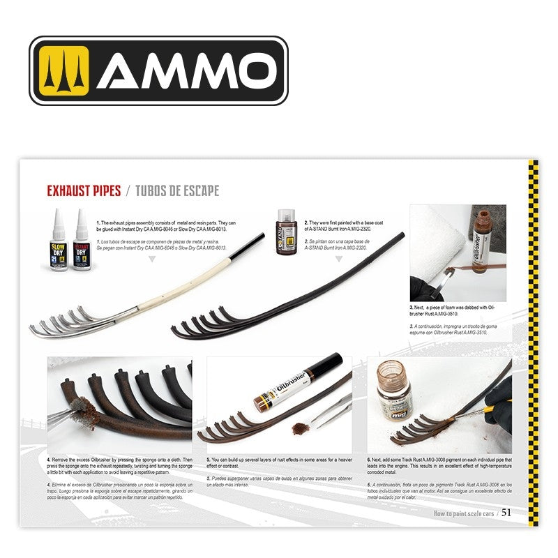 Ammo by Mig 6298 How to Paint Scale Cars Bilingual: English and Spanish – image 3