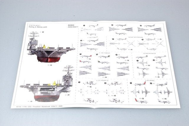 Trumpeter 05754 USS Theodore Roosevelt CVN-71 2006 1/700 – immagine 3