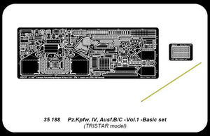 Aber 35188 German medium tank Pz.Kpfw. IV, Ausf.B/C - vol.1 - basic set 1/35 – image 5