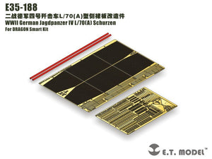 ET Model E35-188 WWII German Jagdpanzer IV L/70(A) Schurzen (For DRAGON Smart Kit) (1/35)