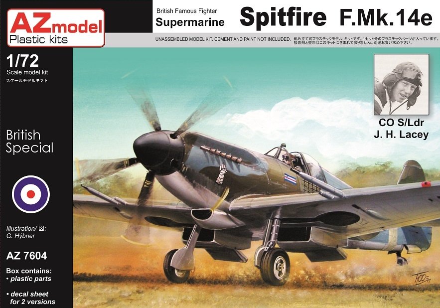 AZ Model AZ7604 Spitfire F.Mk.14e „Lacey“ 1/72
