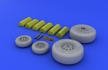 Eduard 632006 F-4J/ S wheels 1/32 TAMIYA – image 3