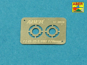 Aber 72L-67 170 mm A/T gun barrel for German Jagdpanzer E-100 1/72 – zdjęcie 3