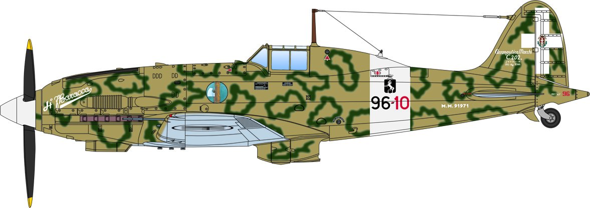 Italeri 2518 Macchi MC 202 Folgore 1/32 – immagine 11