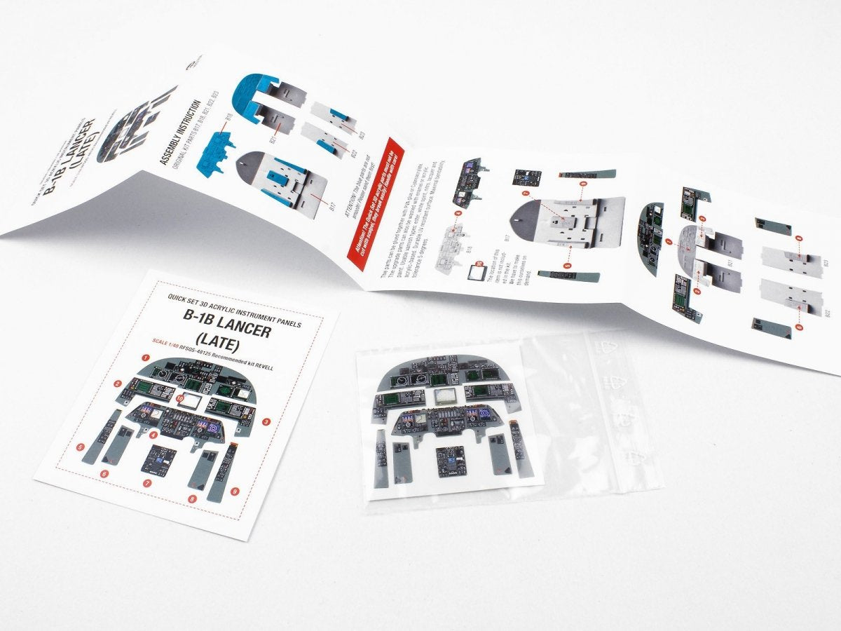 Red Fox Studio QS-48125 Rockwell B-1B Lancer (Late) Revell 1/48 – Bild 3
