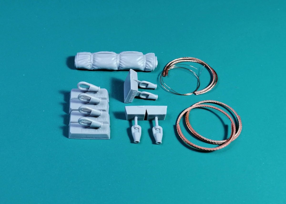 Eureka XXL ER-3563 Towing cable for BMR-1 + slings for minesweepers 1/35 – image 2