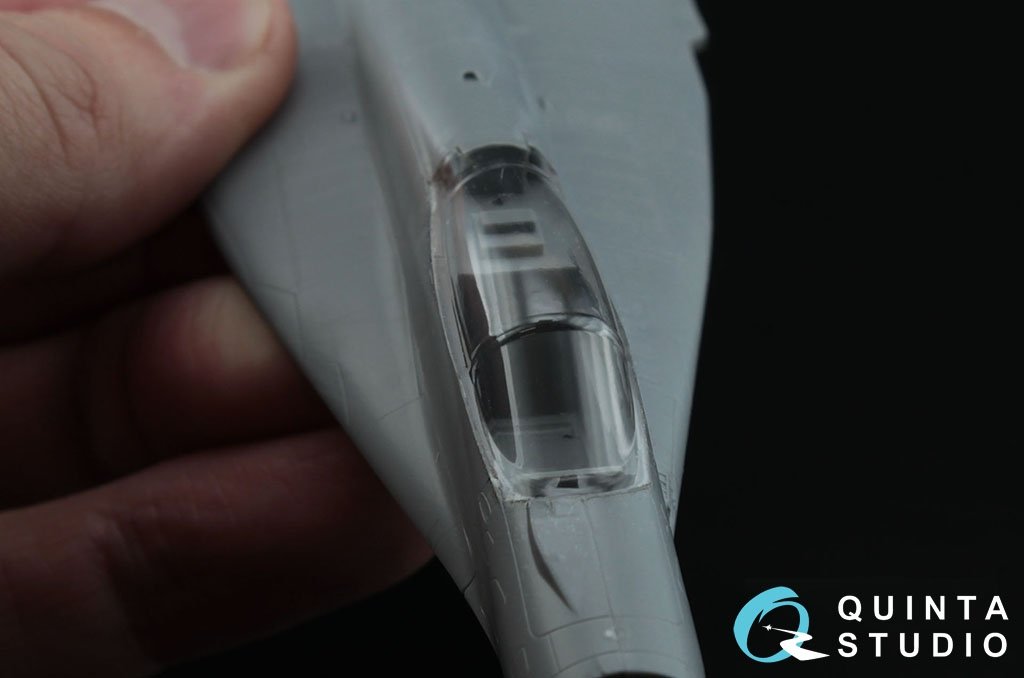 Quinta Studio QC72002 MiG-29 vacuformed clear canopy 2 pcs (for 7278, 7309 Zvezda kit) 1/72 – image 2