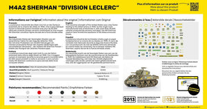 Heller 79894 M4A2 Sherman Division Leclerc deco.FR 1/72 – immagine 4