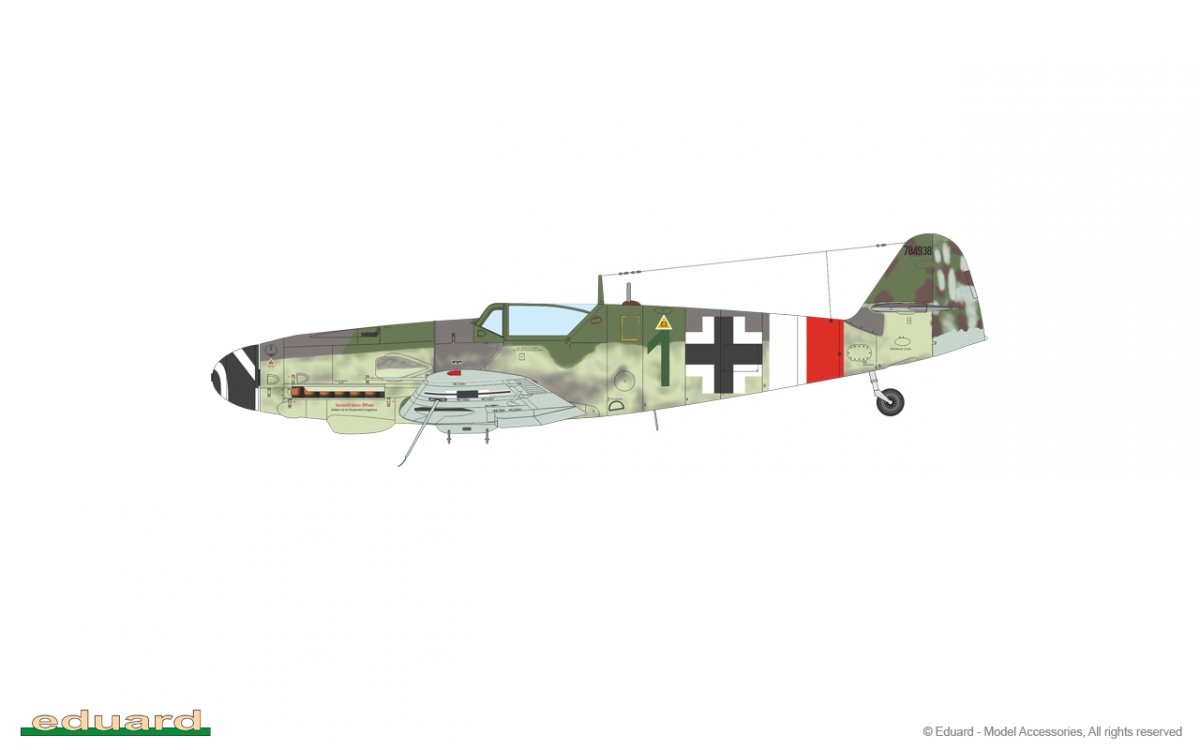 Eduard 82162 Bf 109G-14/ AS 1/48 – obrázek 12