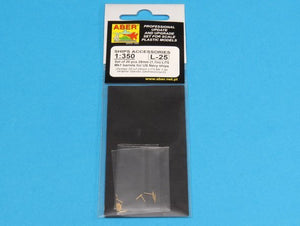 Aber 350L-25 Set of 20 pcs 28 mm (1.1in) L/75Mk.1 barrels for US Navy ships (1/350) – Bild 5