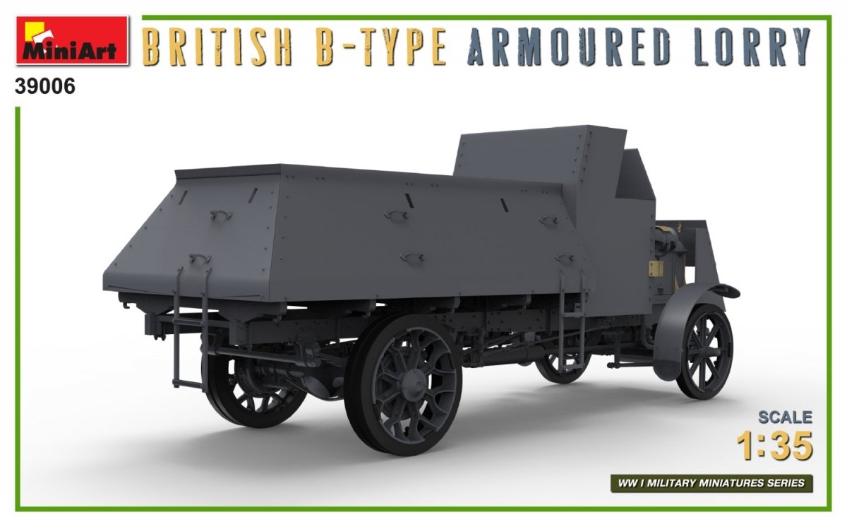 Miniart 39006 BRITISH B-TYPE ARMORED LORRY 1/35 – imagen 9