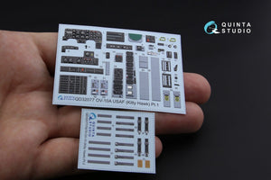 Quinta Studio QD32077 OV-10A (USAF version) 3D-Printed &amp;amp; colored Interior on decal paper (for KittyHawk kit) 1/32 – obrázek 2