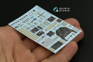 Quinta Studio QD32091 Ju 87A 3D-Printed &amp;amp; colored Interior on decal paper (Trumpeter) 1/32 – image 5