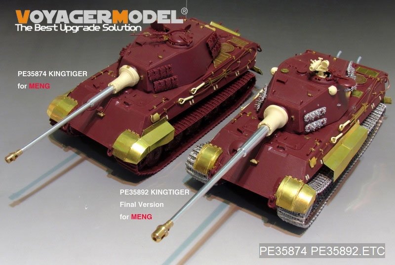 Voyager Model PE35892 WWII German King Tiger Final version for MENG 1/35 – imagen 11