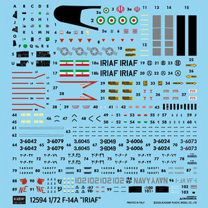 Academy 12594 Grumman F-14 A Tomcat - Iranian Air Force 1/72 – image 2