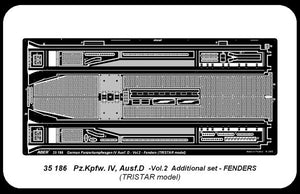 Aber 35186 German medium tank Pz.Kpfw. IV, Ausf. D - vol. 2 - additional set - fenders 1/35 – obrázek 4