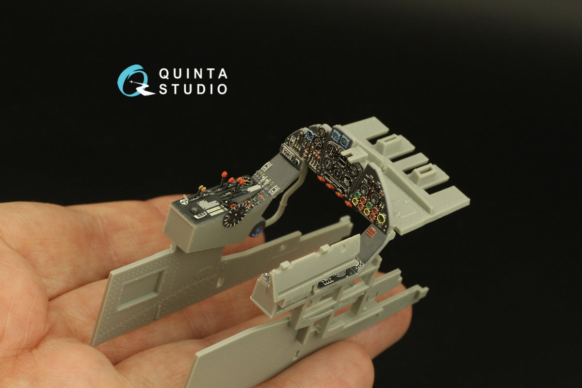 Quinta Studio QD32166 Do 335A-12 3D-Printed &amp;amp; colored Interior on decal paper (Zoukei-Mura) 1/32 – Bild 4