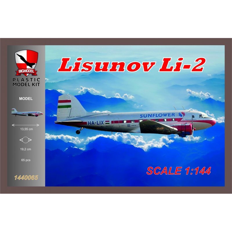 Big Model 1440065 Lisunov Li-2 SunFlower 1/144