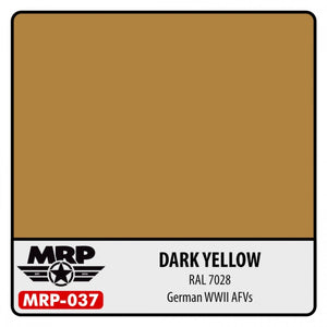 MR. Paint MRP-037 Dark Yellow RAL 7028 WWII German AFV 30ml