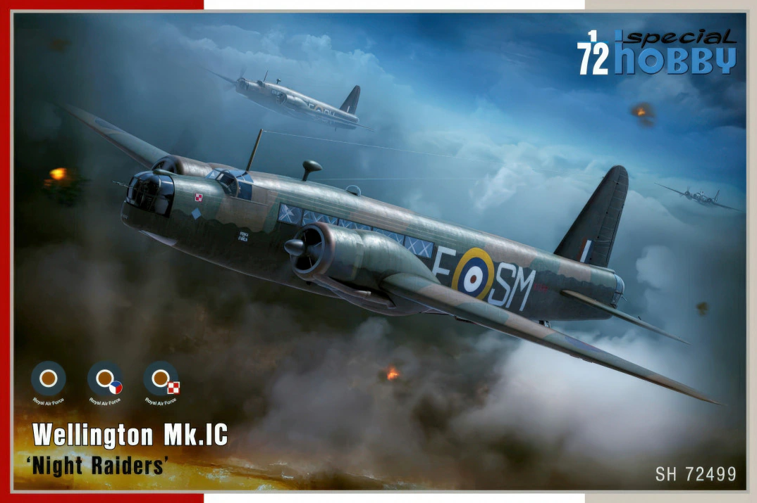 Special Hobby 72499 Vickers Wellington Mk.IC "Night Raiders" 1/72