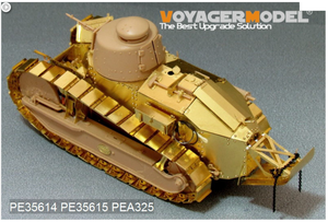 Voyager Model PE35614 WWI French Renault FT-17 (Cast turret type)basic For MENG TS-008 1/35 – image 4