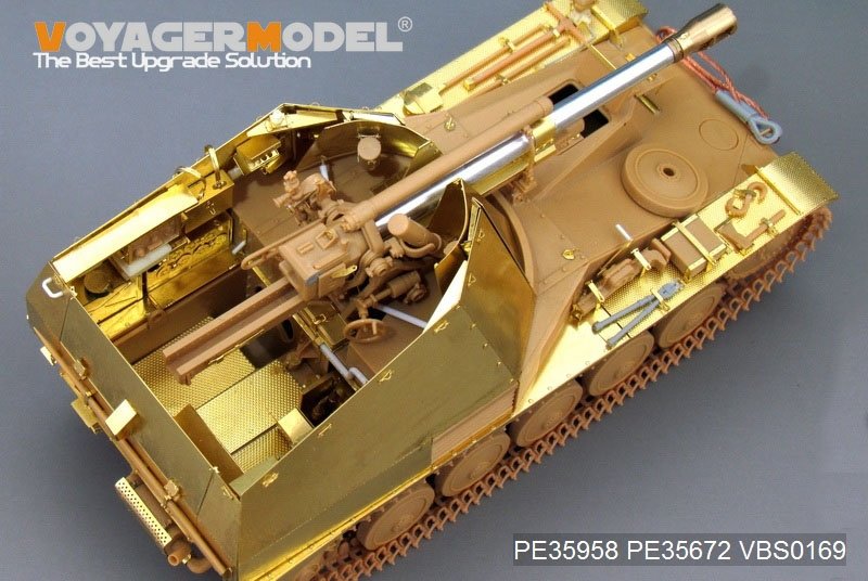Voyager Model PE35958 WWII German self-propelled howitzer Wespe basic For TAMIYA 35200/35358 1/35 – image 10
