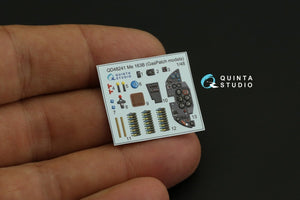 Quinta Studio QD48241 Me 163B 3D-Printed &amp;amp; colored Interior on decal paper (GasPatch models) 1/48 – image 3