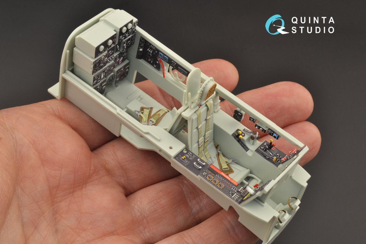 Quinta Studio QD32093 He 219 3D-Printed &amp;amp; colored Interior on decal paper (Revell) 1/32 – Bild 4