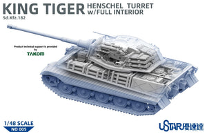 Suyata NO-005 King Tiger Henschel Turret With Full Interior 1/48 – obrázek 3