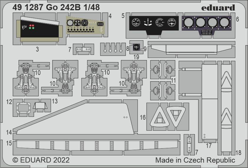 Eduard BIG49346 Go 242B ICM 1/48 – Bild 3