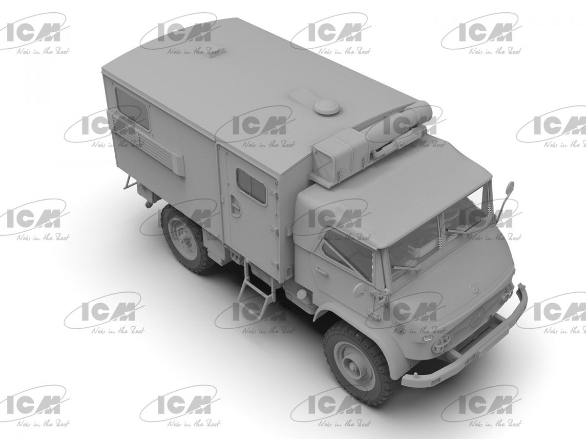 ICM 35136 Unimog 404 S « Koffer » camion militaire allemand 1/35  – image 4