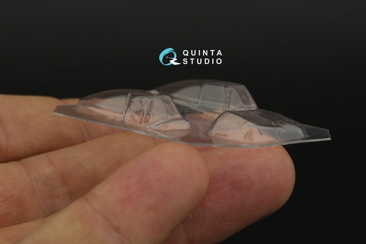 Quinta Studio QC72035 Hawker Typhoon Mk.1b (early) vacuumed clear canopy (Brengun) 1/72 – Bild 5