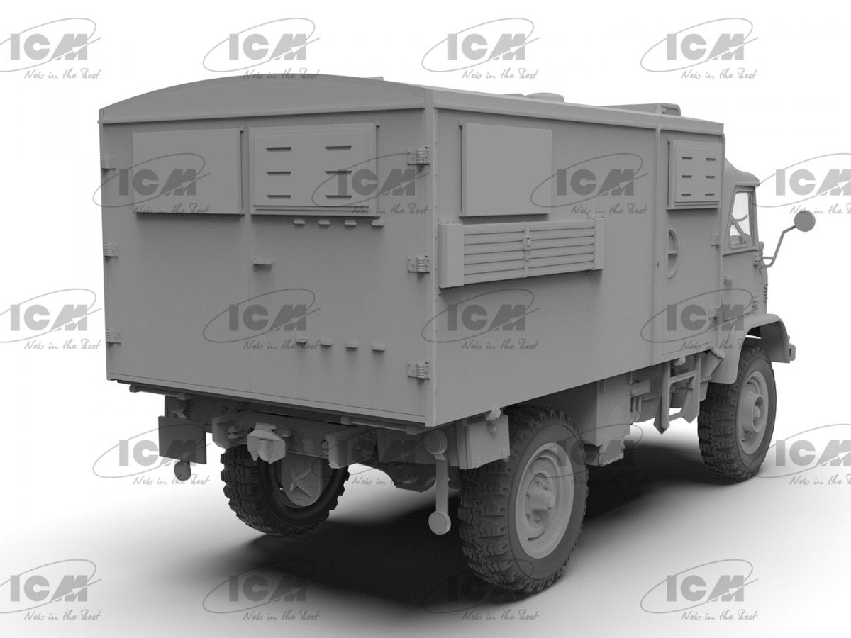 ICM 35136 Unimog 404 S « Koffer » camion militaire allemand 1/35  – image 3