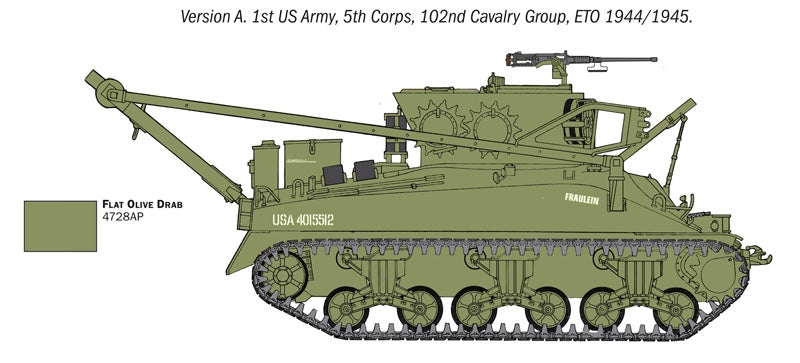 Italeri 6547 M32 Recovery Vehicle 1/35 – obrázek 4