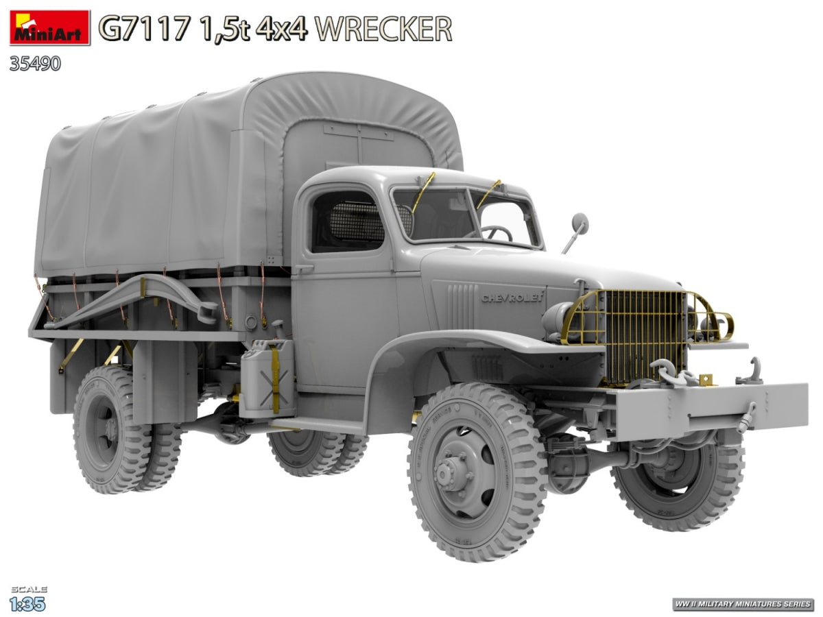 MiniArt 35490 G7117 1.5t 4x4 Wrecker 1/35 – image 2