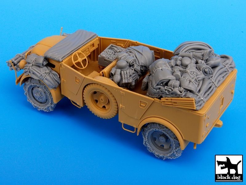 Black Dog T35042 German Steyr 1500Abig accessories set 1/35 – obrázek 2