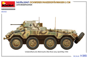 MiniArt 35413 Sd.Kfz.234/1 Schwerer Panzerspähwagen (2 cm). Late Mod 1/35 – obrázek 8