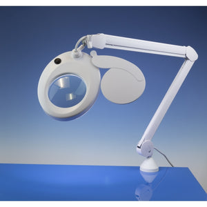 Lightcraft LC8076LED-EU LED Slim Line Magnifier Lamp