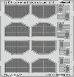 Eduard 32436 Lancaster B Mk. And radiators 1/32 HONG KONG MODELS