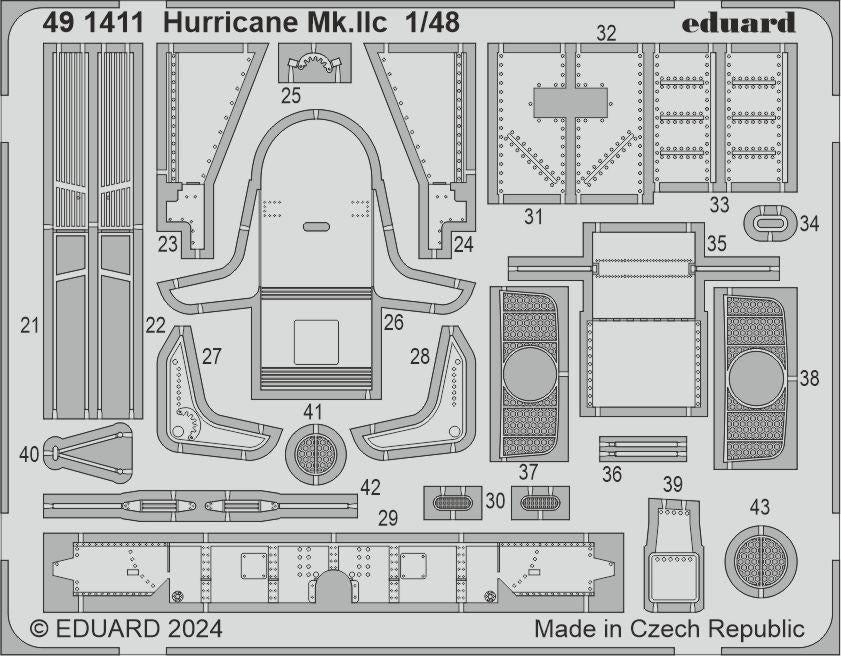 Eduard 491411 Hurricane Mk. IIc HOBBY BOSS 1/48 – Bild 2