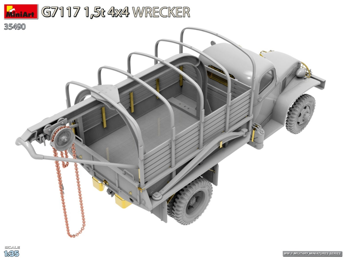 MiniArt 35490 G7117 1.5t 4x4 Wrecker 1/35 – image 8