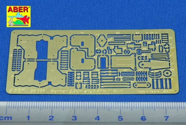 Aber 35086 2.8 cm sPzB41 (German gun) - contains parts for Sd.Kfz.25/11 (DRA) (1/35) – image 2